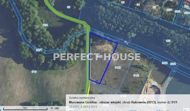 Zapraszam do zakupu działki 2402 m² nad Goślinką w Rakowni: Rakownia: Dolna