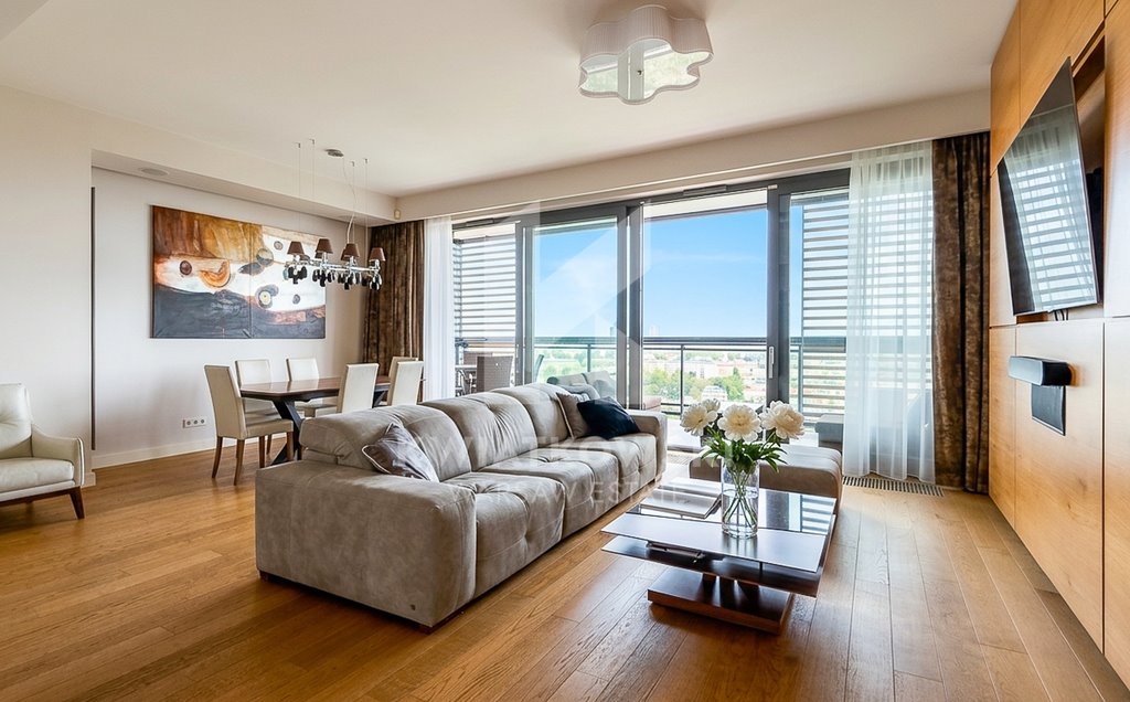 Luksusowy apartament 142 m² z panoramicznym widokiem i tarasem Warszawa, Śródmieście, Grzybowska  142m2 Foto 1