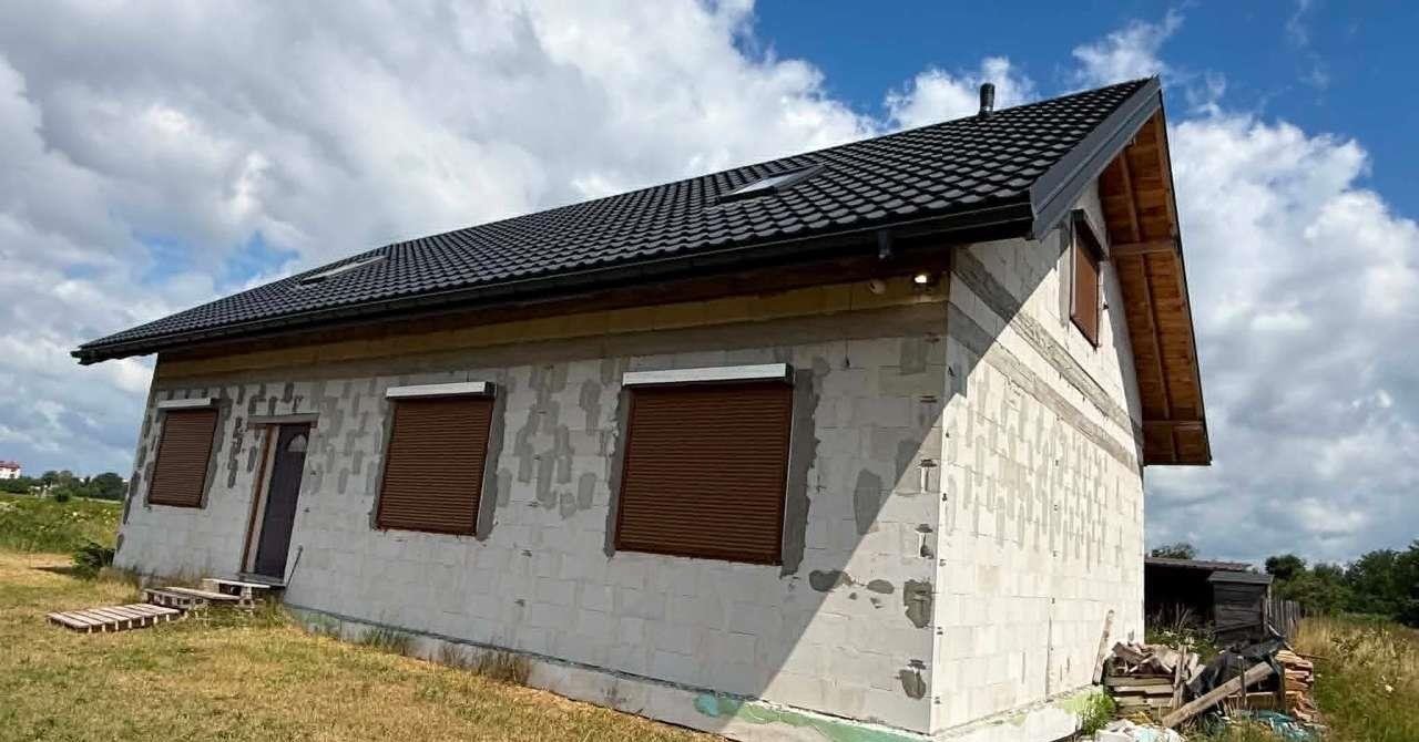 Nowy dom 105 m² w Gostyninie (stan surowy zamknięty) Gostynin  105m2 Foto 1