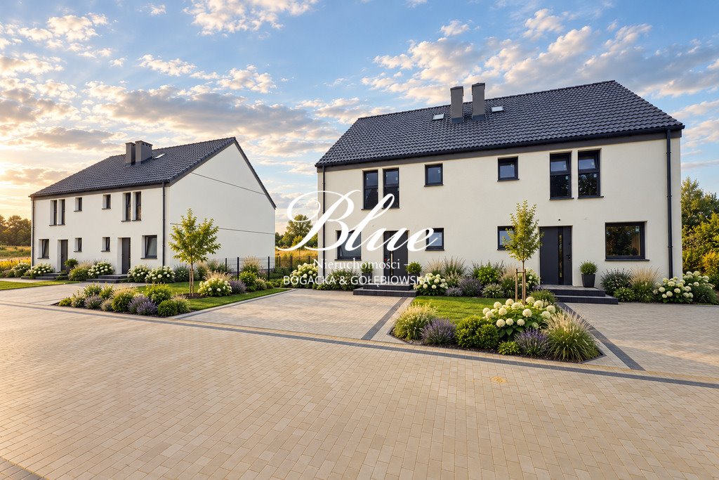 Nowoczesny bliźniak 98 m² z ogrodem i pompą ciepła Dobra  98m2 Foto 1