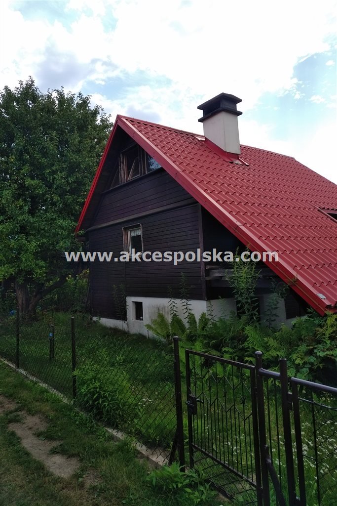 Urokliwy domek z bali na dużej działce z ogrodem Żabieniec, Główna  40m2 Foto 1