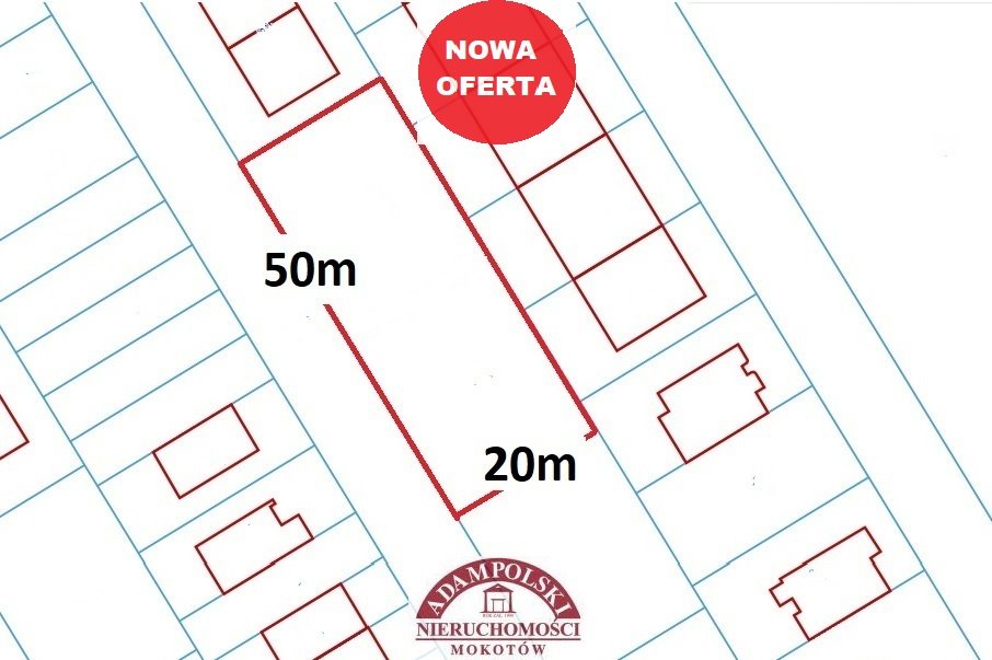 Działka 1000 m² z mediami i dużym potencjałem w Wesołej Warszawa, Wesoła, Stara Miłosna  1 000m2 Foto 1