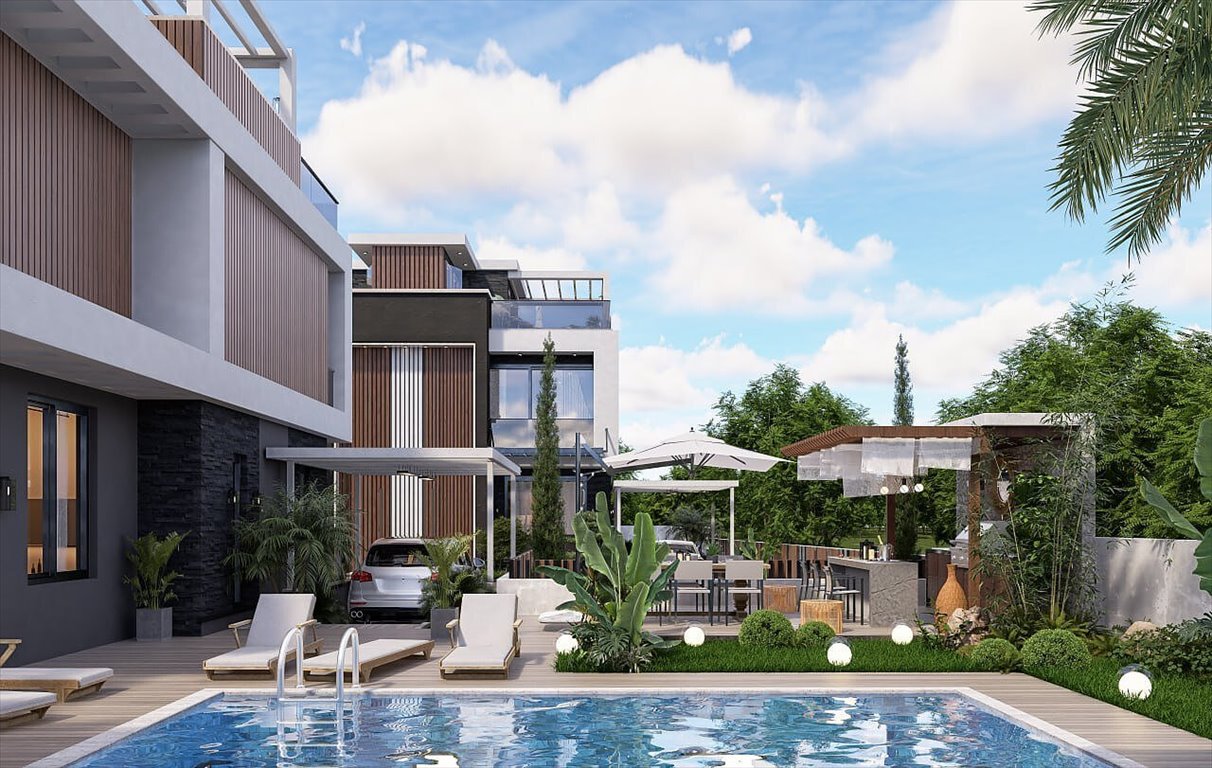 Stylowe wille z prywatnym basenem w Iskele, Cypr Północny Cypr, Yeni Iskele, Yeni İskele, İskele, Cypr Północny  258m2 Foto 1