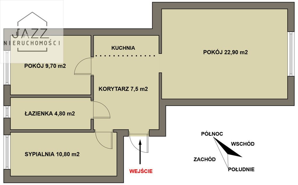 Mieszkanie trzypokojowe na sprzedaż Gdynia, Grabówek, Morska  56m2 Foto 3