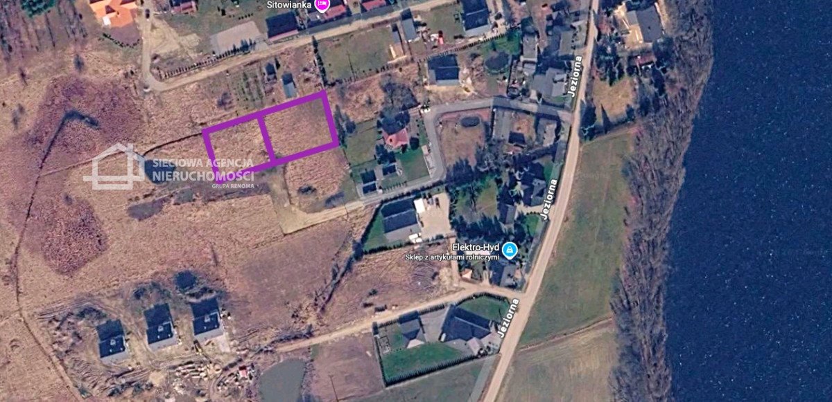 Działka 880 m² pod dom i rekreację z mediami w Sitnie Sitno  824m2 Foto 1