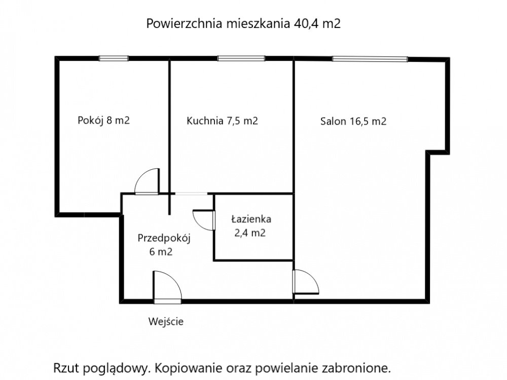 Mieszkanie dwupokojowe na sprzedaż Warszawa, Śródmieście, Górnośląska  40m2 Foto 10