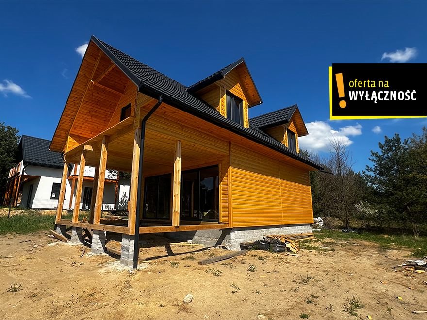 Nowoczesny dom 110m² z tarasem i balkonem, 300m od zalewu Chańcza  100m2 Foto 1