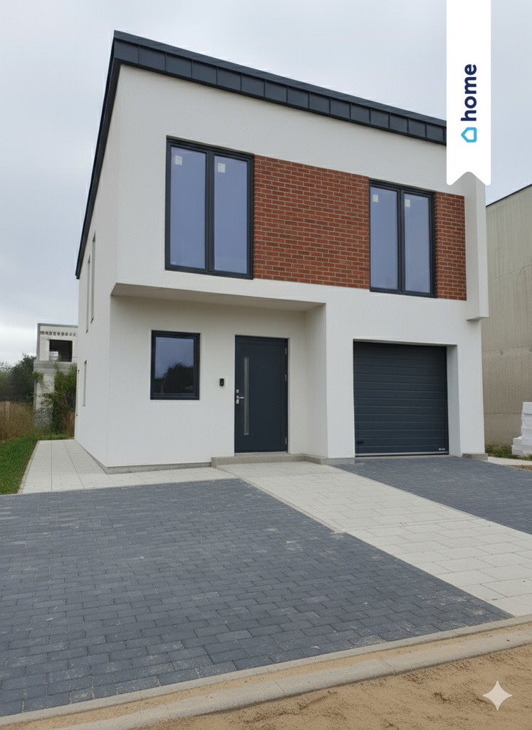 Nowoczesny dom szeregowy 133,49 m² z garażem w Miedzyniu Bydgoszcz, Miedzyń, Żyzna  133m2 Foto 1