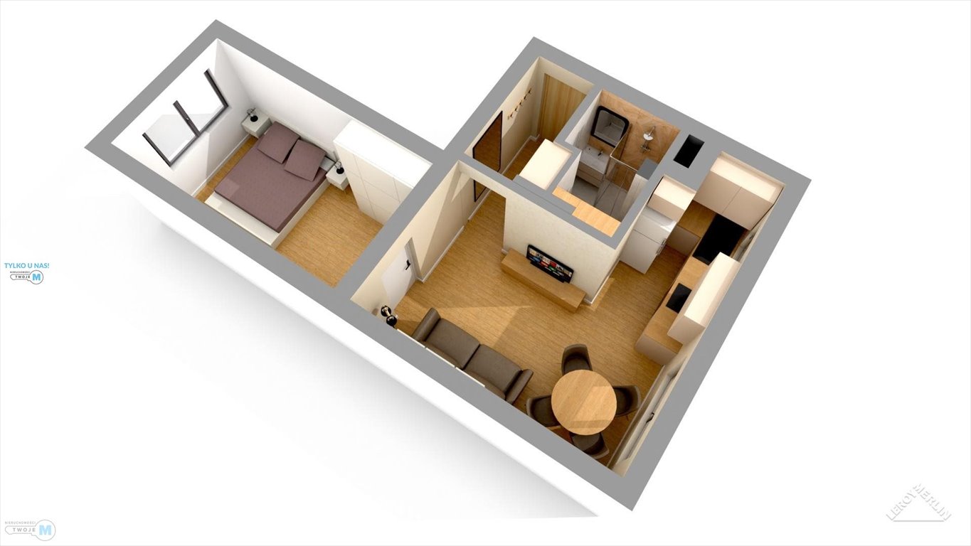 Mieszkanie 34,38 m² po remoncie - blisko centrum Kielc Kielce, os. Jagiellońskie, Centrum  34m2 Foto 1
