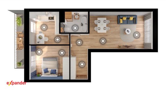 Przestronne 3-pokojowe mieszkanie 51 m² z komórką zapraszam Garby, Tulecka  51m2 Foto 1
