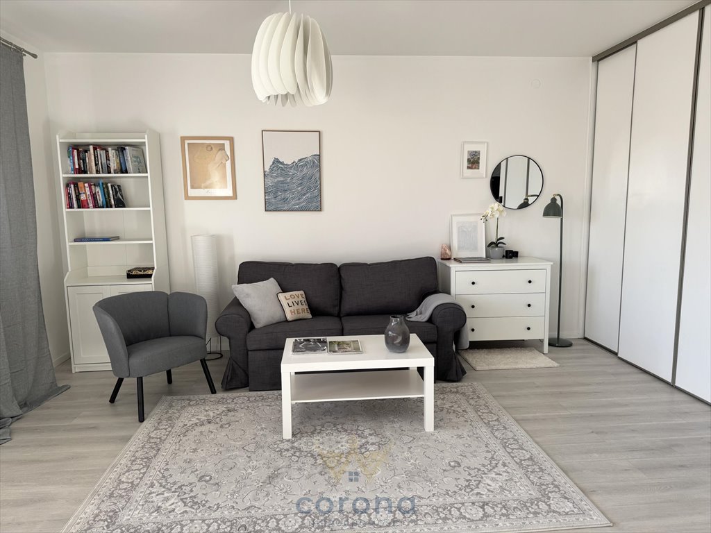 Nowoczesne 35 m² z balkonem i widokiem na zieleń Warszawa, Ursynów, Kabaty, Telekiego Pala  35m2 Foto 1