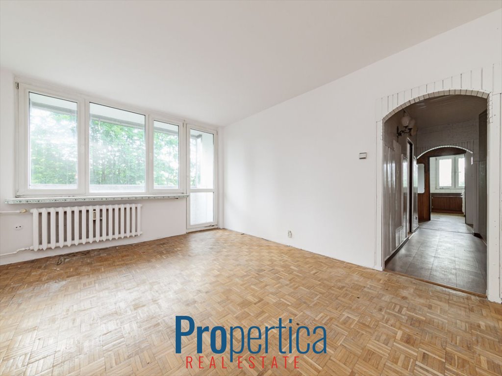Przestronne 3-pokojowe mieszkanie z dużą loggią i zielonym widokiem Warszawa, Bielany Chomiczówka, Marii Dąbrowskiej  59m2 Foto 1