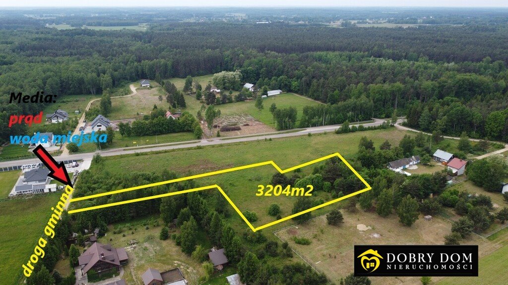 Działka 3204 m² z warunkami zabudowy i dostępem do mediów Borowiki  3 204m2 Foto 1