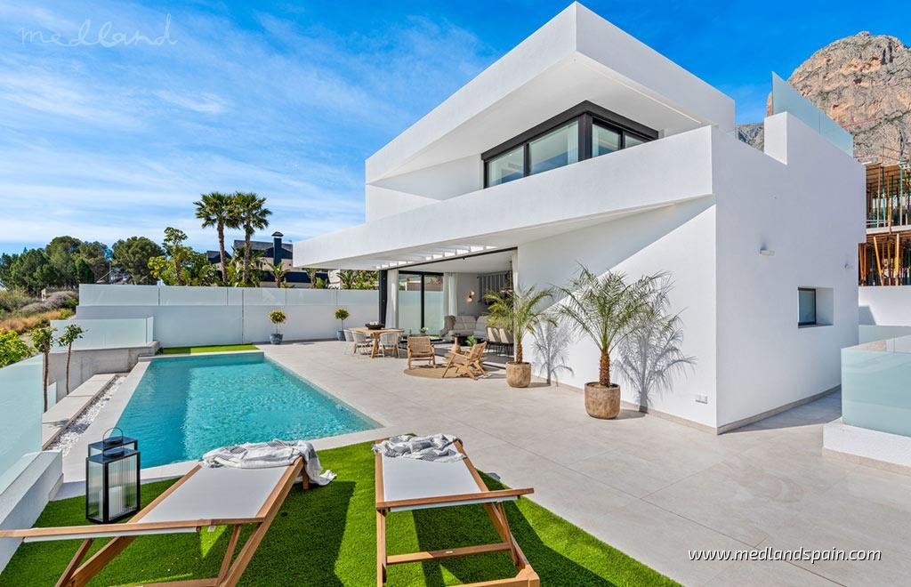 Nowoczesna villa z panoramicznym widokiem na góry i morze Hiszpania, Polop  306m2 Foto 1