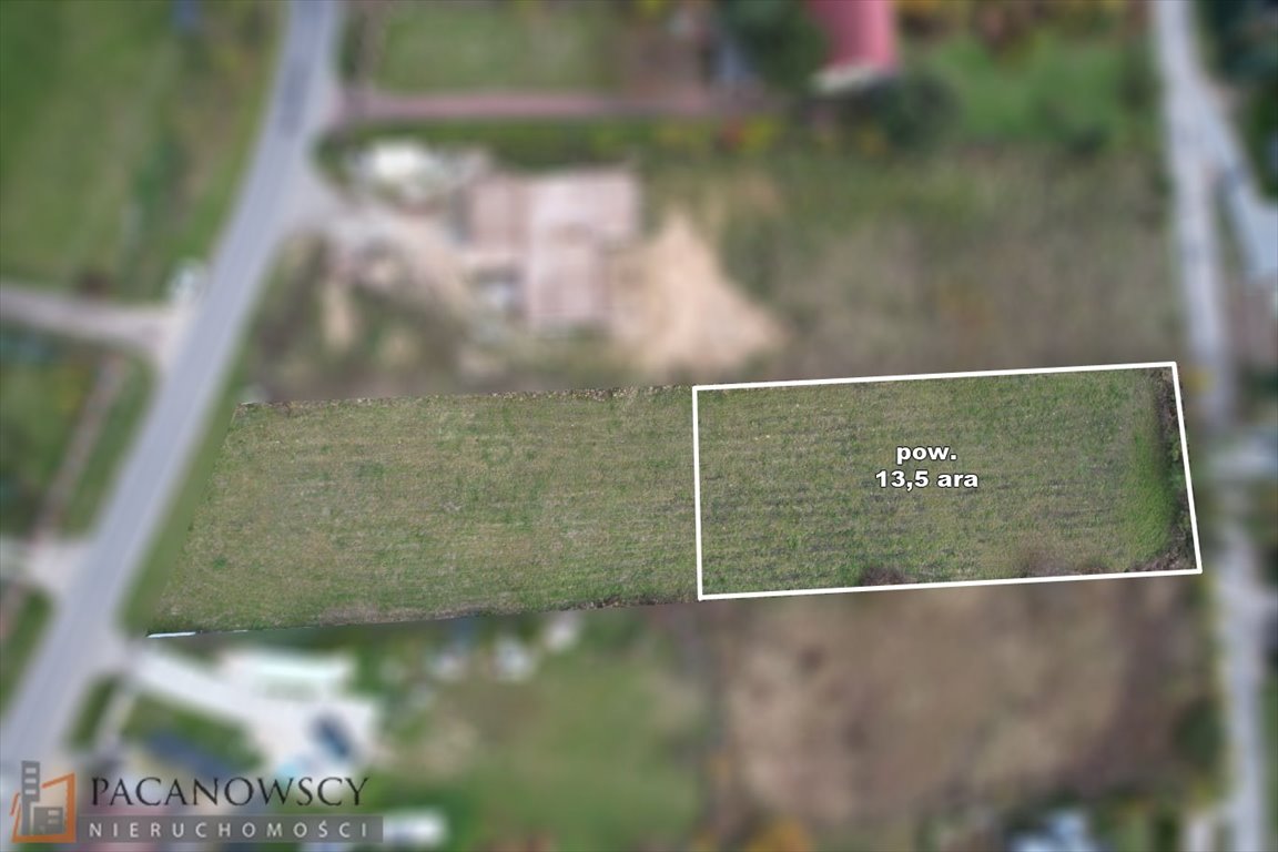 Polecam działkę 13,5 ara z mediami w spokojnych Michałowicach Michałowice  1 350m2 Foto 1