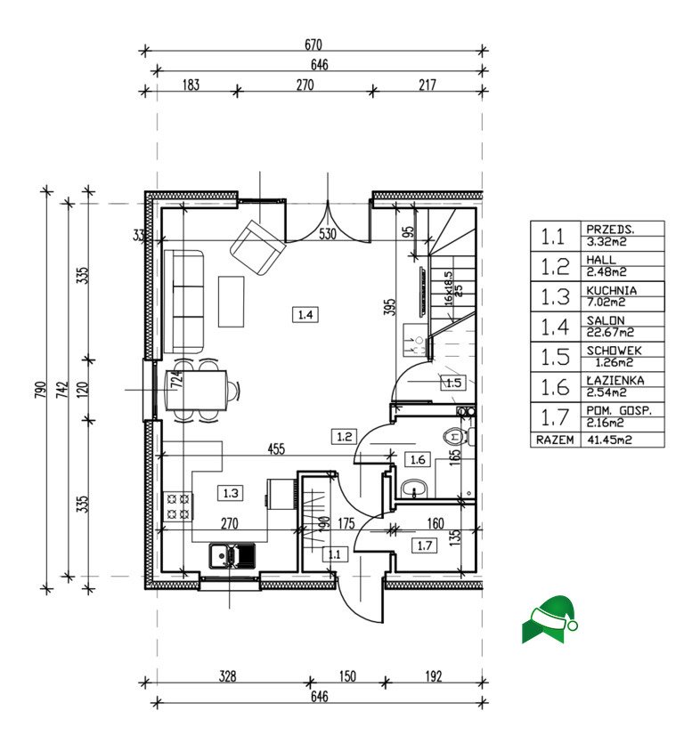 Dom na sprzedaż Krynice  74m2 Foto 4