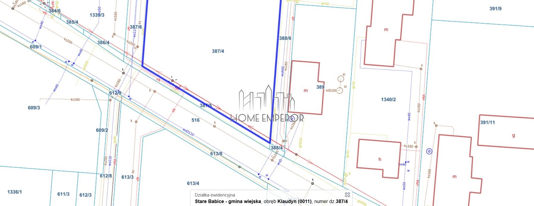 Działka budowlana na sprzedaż Klaudyn, plut. Józefa Ciećwierza  1 600m2 Foto 3