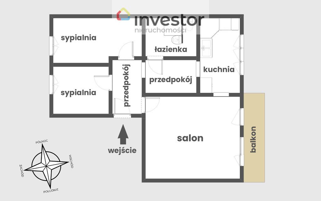 Mieszkanie trzypokojowe na sprzedaż Białystok, Os. Słoneczny Stok  59m2 Foto 13