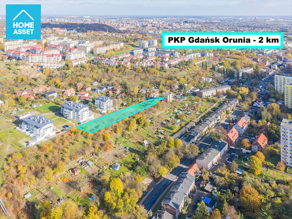 Działka inwestycyjna na sprzedaż Gdańsk, Orunia-Św. Wojciech - Lipce, Ptasia  3 133m2 Foto 5