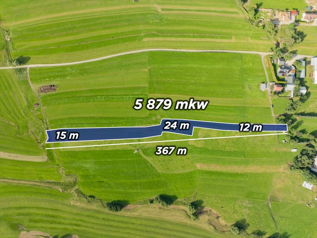 Działka 5890 m² z widokami na góry w Lasku. Lasek, Lasek  5 879m2 Foto 1