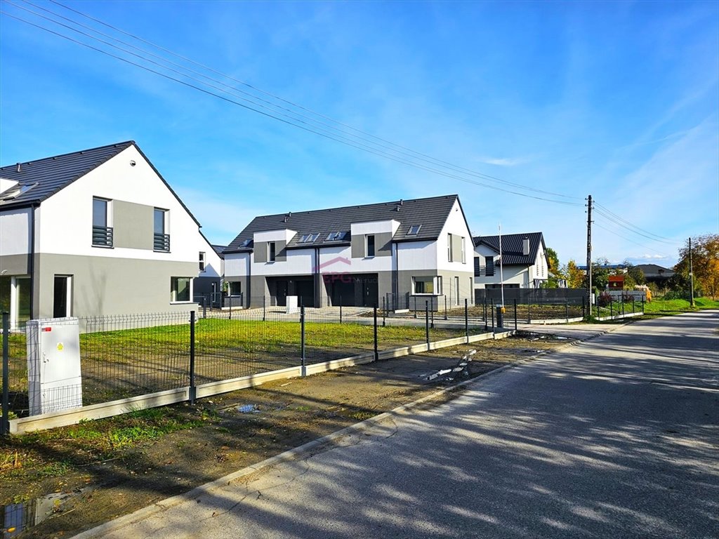 Nowoczesny dom bliźniaczy 136 m² w Gliwicach, Bojków Gliwice, Bojków, Sienna  136m2 Foto 1