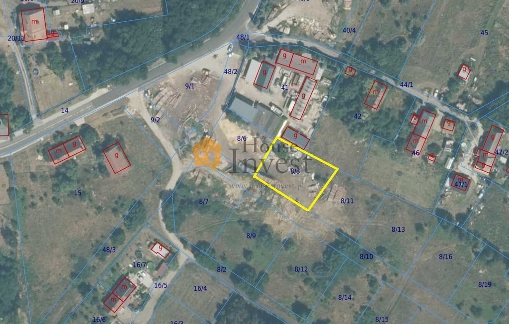 Do sprzedania działka budowlana 1056 m² Raszówka z mediami Raszówka, Wincentego Witosa  1 056m2 Foto 1