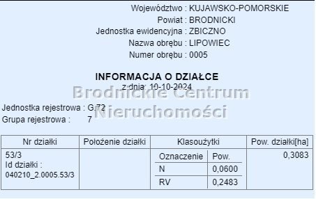 Działka inna na sprzedaż Lipowiec  3 083m2 Foto 7