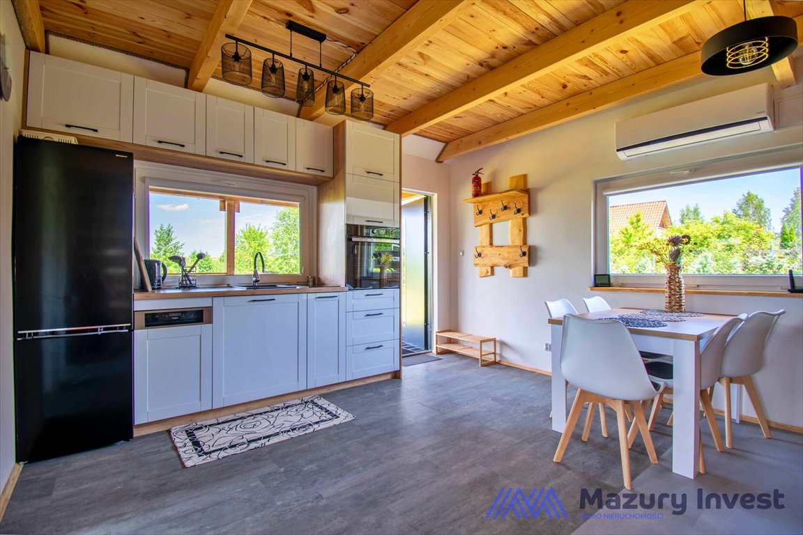 Nowoczesny dom rekreacyjny 42 m2 z tarasem i ogrodem Brajniki, Brajniki  42m2 Foto 1