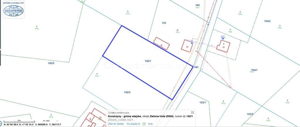 Działka inna na sprzedaż Konarzyny, Żychckie Osady  3 010m2 Foto 10