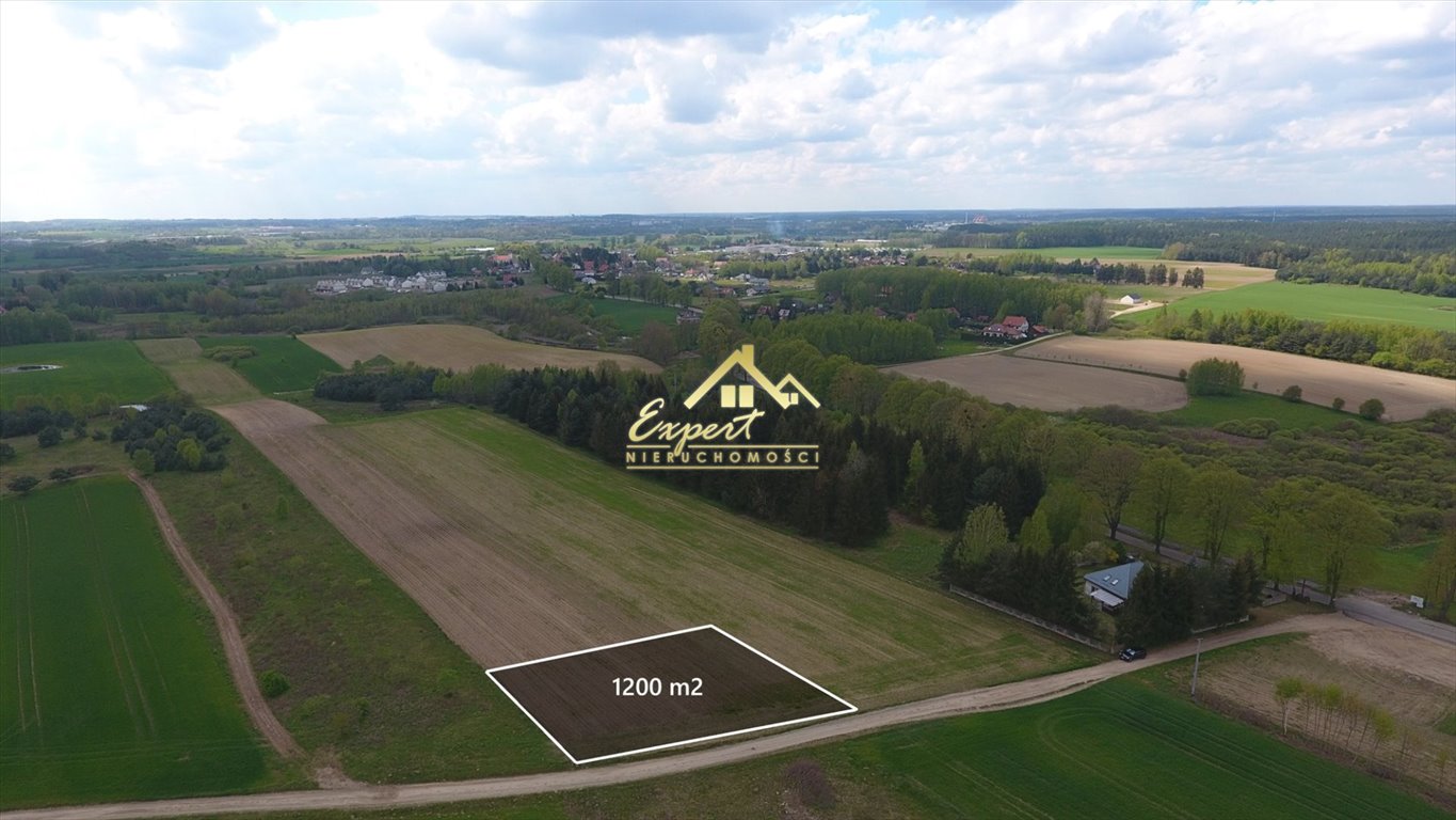 Działka 1200 m2 pod zabudowę jednorodzinną, blisko jeziora Zwierzewo  1 200m2 Foto 1