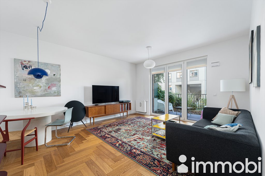 Komfortowe 3-pokojowe mieszkanie z ogródkiem (69,57 m²) na Mokotowie Warszawa, Mokotów, Siekierki, Dywizjonu AK "Jeleń"  70m2 Foto 1