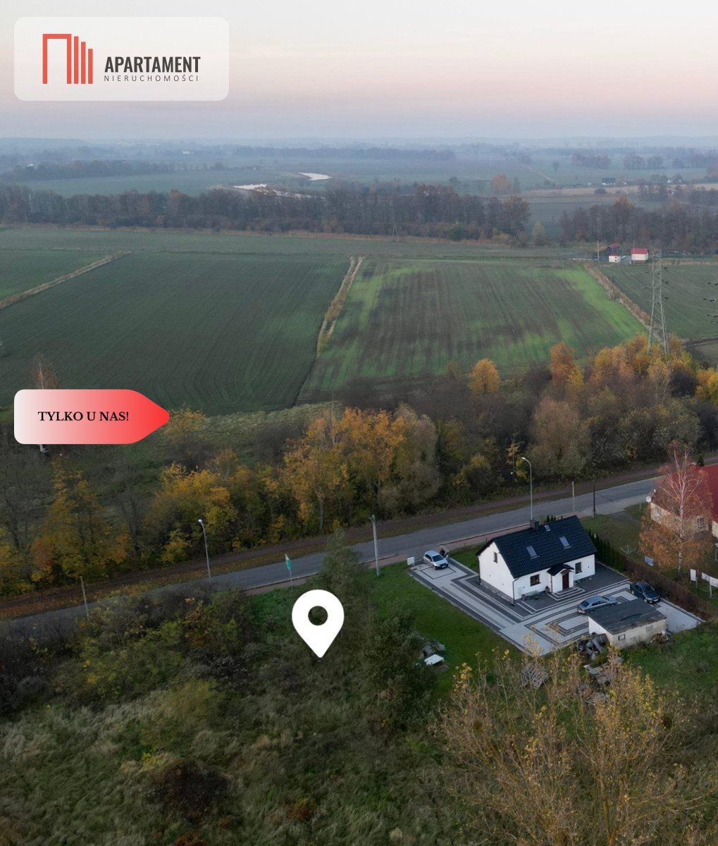 Działka 1870 m² pod dom i usługi w Cedrach Małych Cedry Małe  1 870m2 Foto 1