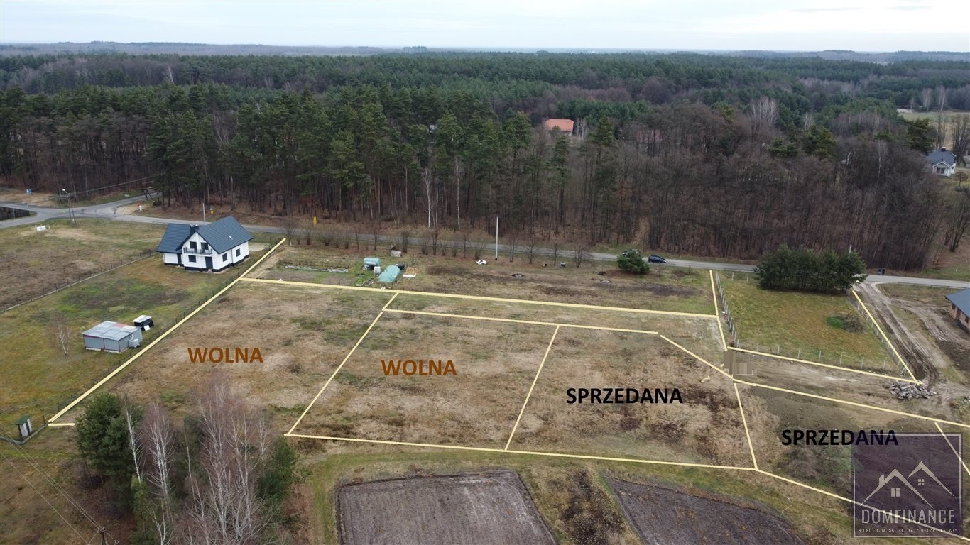 Działka budowlana na sprzedaż Lipiny  1 700m2 Foto 1