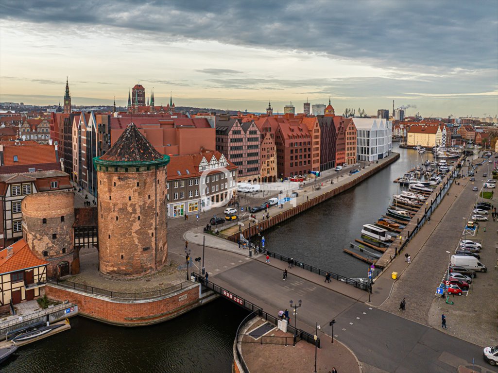 Ekskluzywne studio z widokiem na Motławę w sercu Gdańska Gdańsk, Śródmieście, Chmielna  32m2 Foto 1