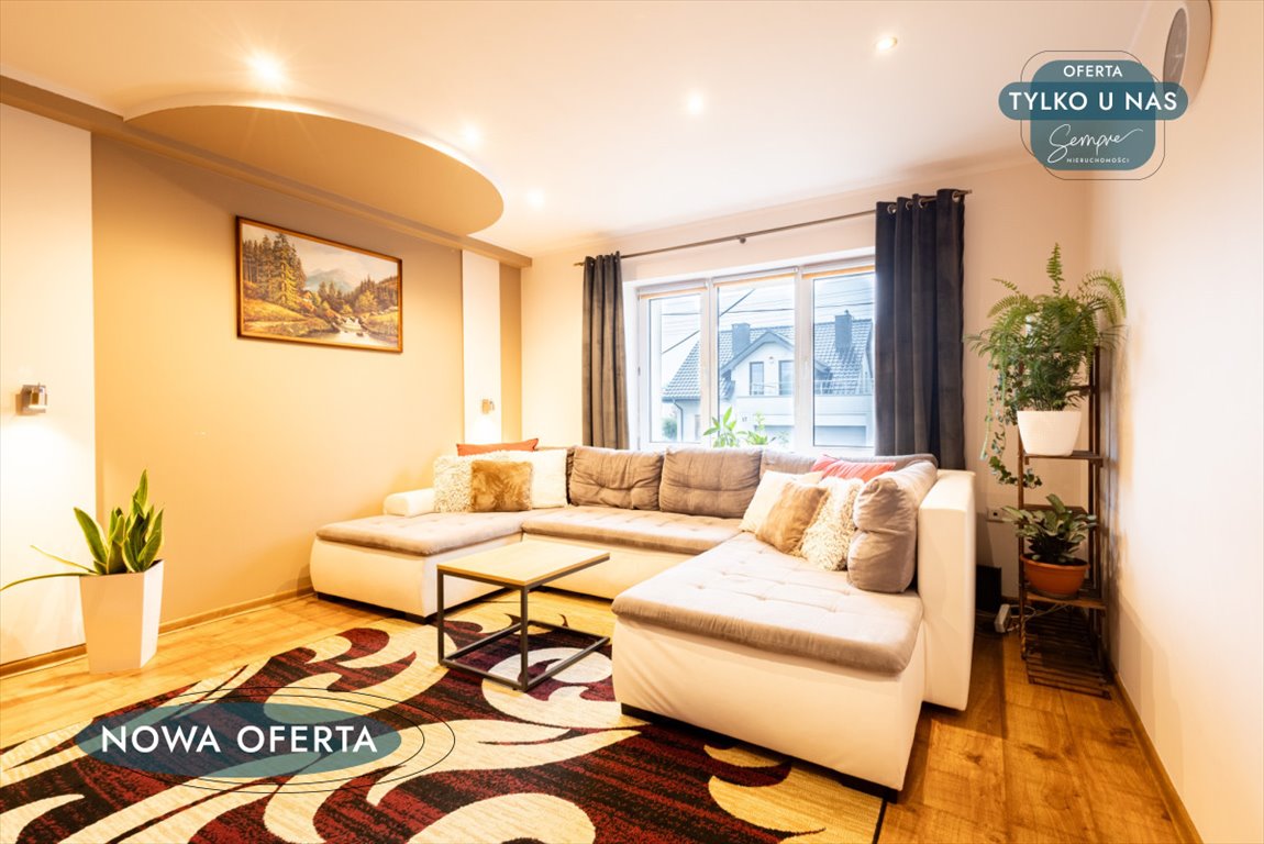 Przestronny dom bliźniak z garażem i piwnicą w Rokiciach Łódź, Rokicie, Burtowa  180m2 Foto 1