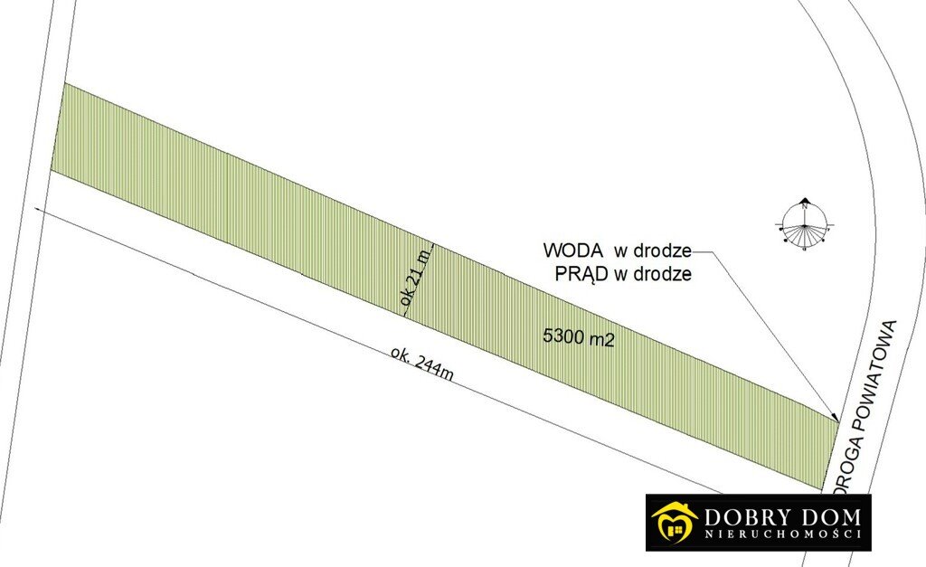Urokliwa działka w Raduninie pod dom na wsi, blisko natury Radunin  5 300m2 Foto 1