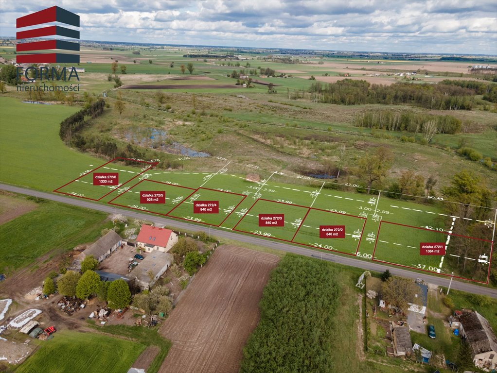 Działka budowlana na sprzedaż Noskowo, Noskowo  1 384m2 Foto 2