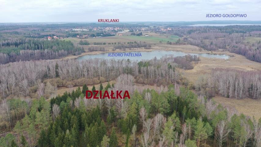 Duża działka rolna 3,4 ha w Kruklankach nad jeziorem Kruklanki  33 859m2 Foto 1