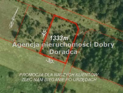 Działka budowlana 1333 m² w Żelechowie – cicha i dobrze skomunikowana Żabia Wola, Żelechów, Polna  1 333m2 Foto 1