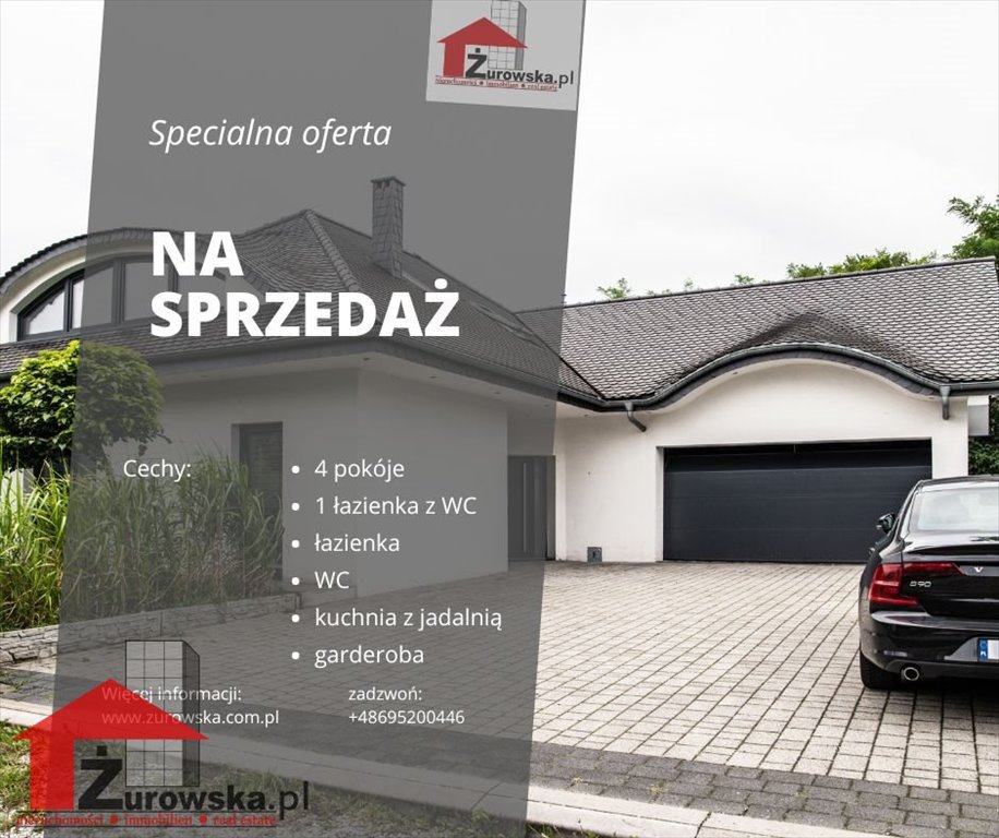 Nowoczesny dom 131 m2 z kominkiem i garażem w Rozwadzy Zdzieszowice, Rozwadza  131m2 Foto 1