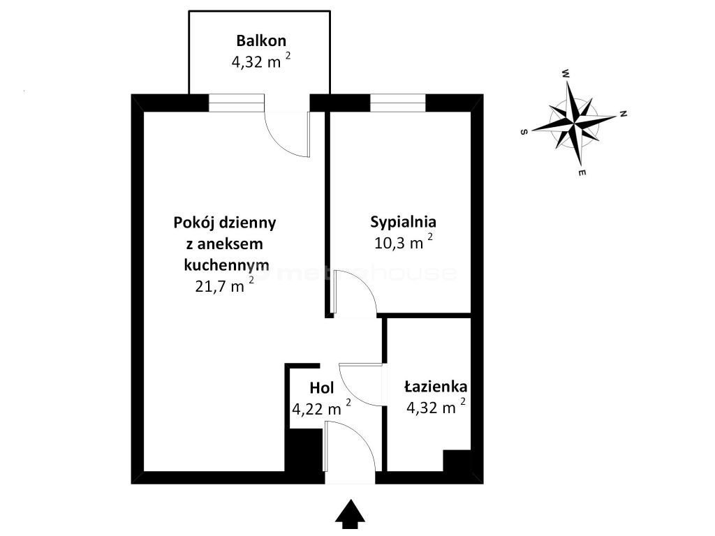 Mieszkanie dwupokojowe na sprzedaż Gdańsk, Łostowice, Wielkopolska  41m2 Foto 20