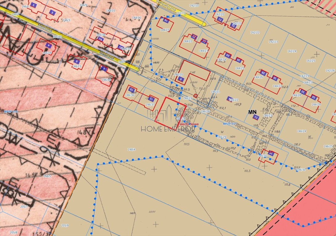 Do sprzedania działka 500 m² w Falenty Nowe z mediami Falenty Nowe, Magiczna  500m2 Foto 1