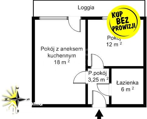 Mieszkanie dwupokojowe na sprzedaż Poznań, Rataje  39m2 Foto 4