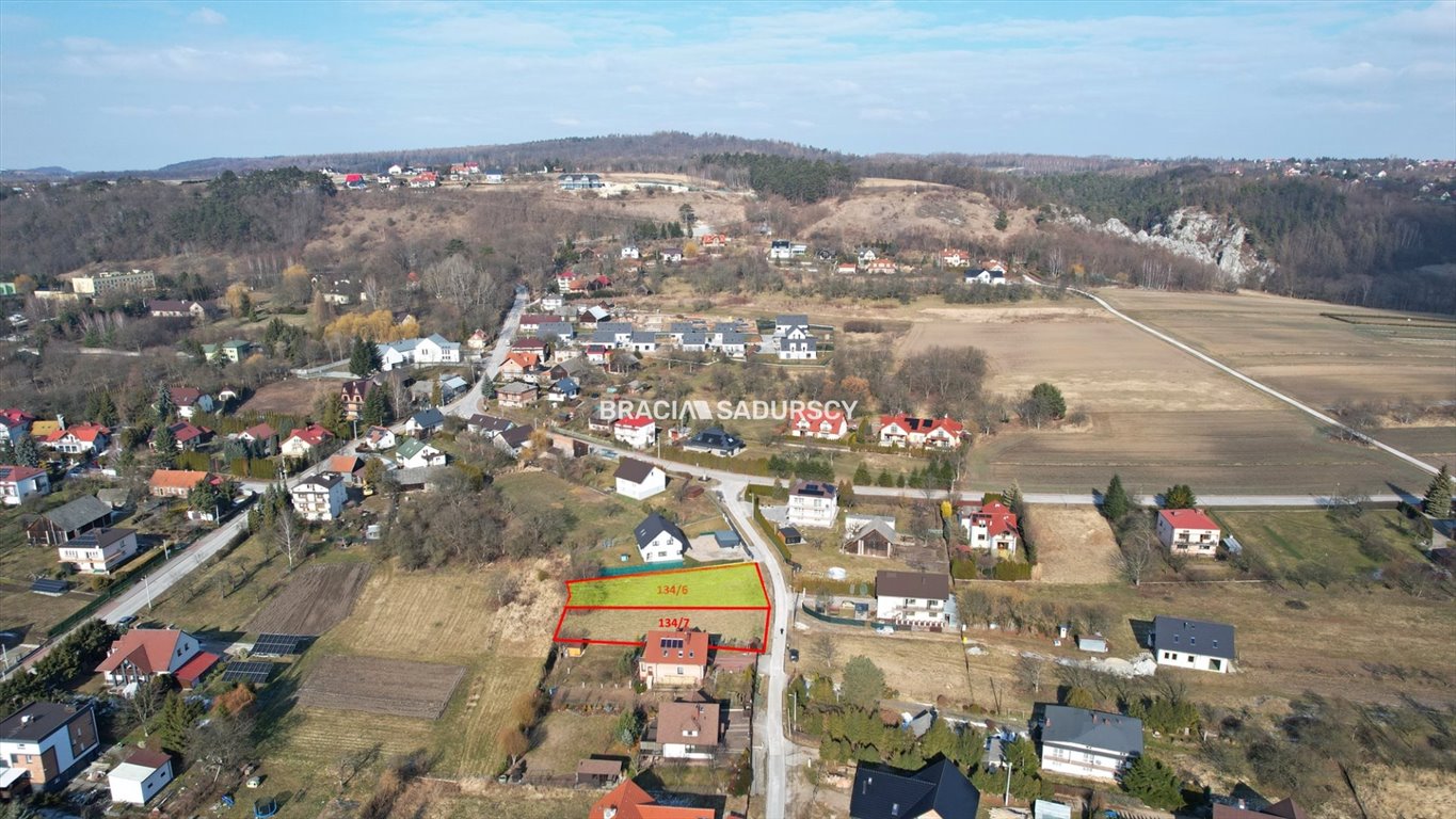 Działka z pozwoleniem na dom 163 m², media, spokojna okolica Karniowice, Słoneczna  778m2 Foto 1