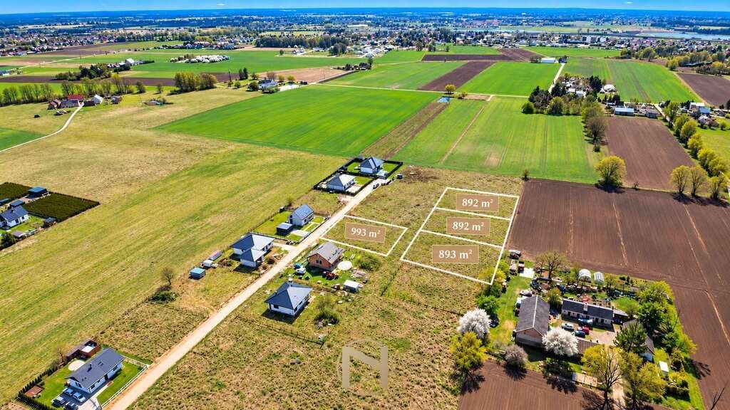 Działka budowlana 893 m² w Osiedlu Poznańskim (blisko Gorzowa) Osiedle Poznańskie  893m2 Foto 1