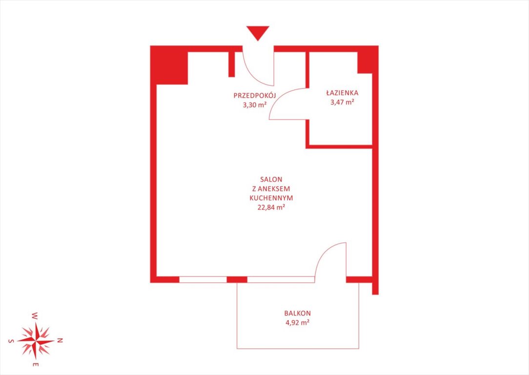 Sprzedam nowoczesne 30 m² mieszkanie w Straszynie z dużym potencjałem Straszyn  30m2 Foto 1