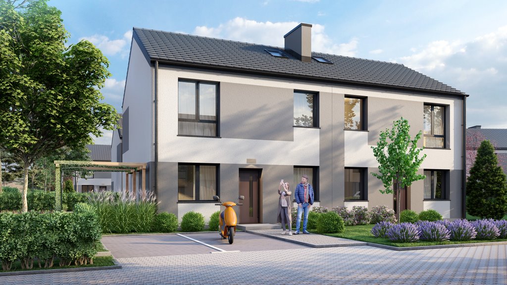 Na sprzedaż nowoczesny dom 100 m² z ogrodem i pełną infrastrukturą: Zakrzewo