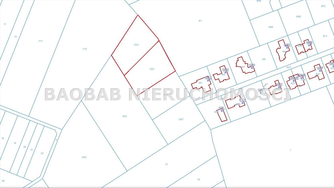 Sprzedam działkę 4000 m² z warunkami pod 4 domy wolnostojące Warszawa, Wilanów, Zawady, Ruczaj  4 000m2 Foto 1
