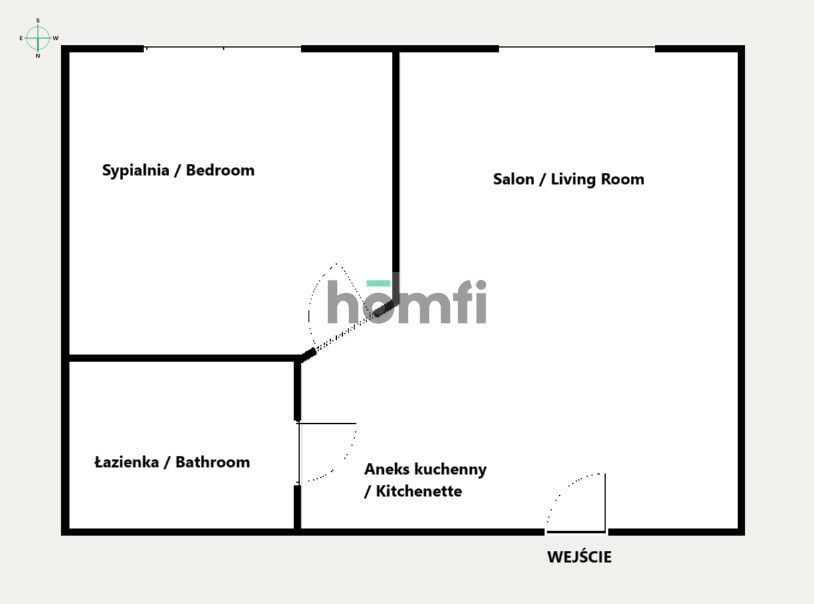 Mieszkanie dwupokojowe na wynajem Kraków, Grzegórzki, Grzegórzki, Bosacka  36m2 Foto 14