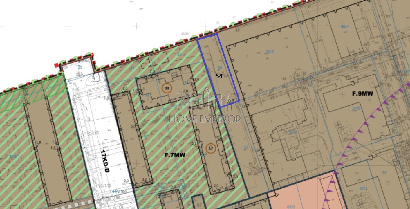 Działka 788 m² w Warszawie (poza linią zabudowy) z mediami: Warszawa Wawer Marysin Wawerski: Korkowa